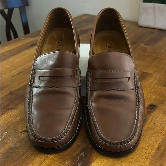 Cole Haan Country Penny Loafers Mens Size 9.5M Brown Leather Apron Toe Preppy Vintage Cole Haan Country Brown Leather Penny | Mercari main image 2